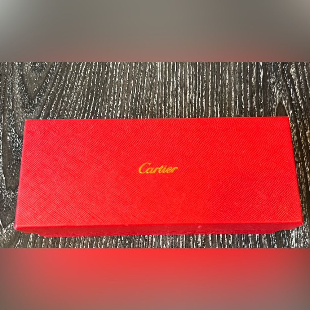 Cartier sunglass box. NOTE this is a box only.